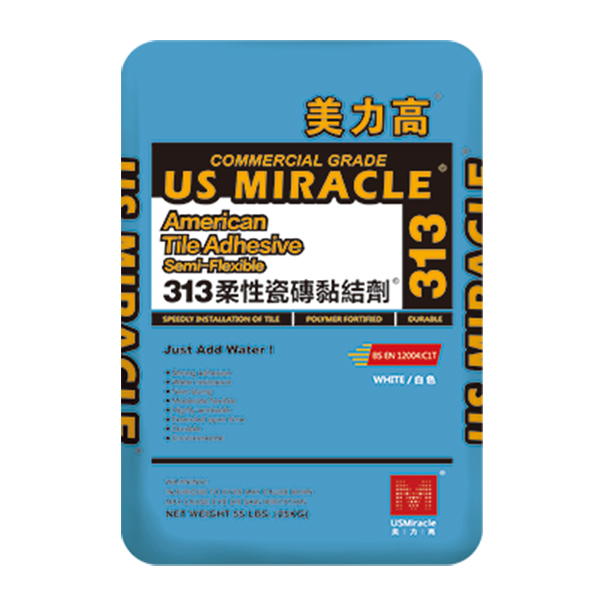 US Miracle313柔性瓷磚黏結劑-磁磚/瓷磚修補劑-磁磚黏著劑-黏著劑-石材黏著劑
